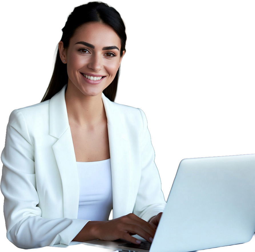 Werken aan een website op een laptop